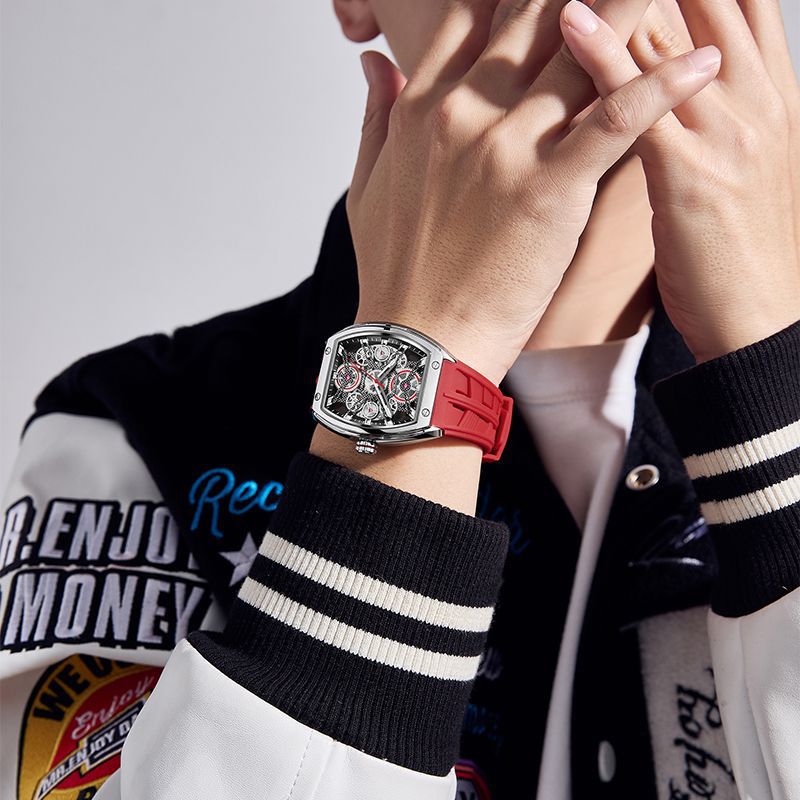 Automatic Mechanical Watch with Hollow Design