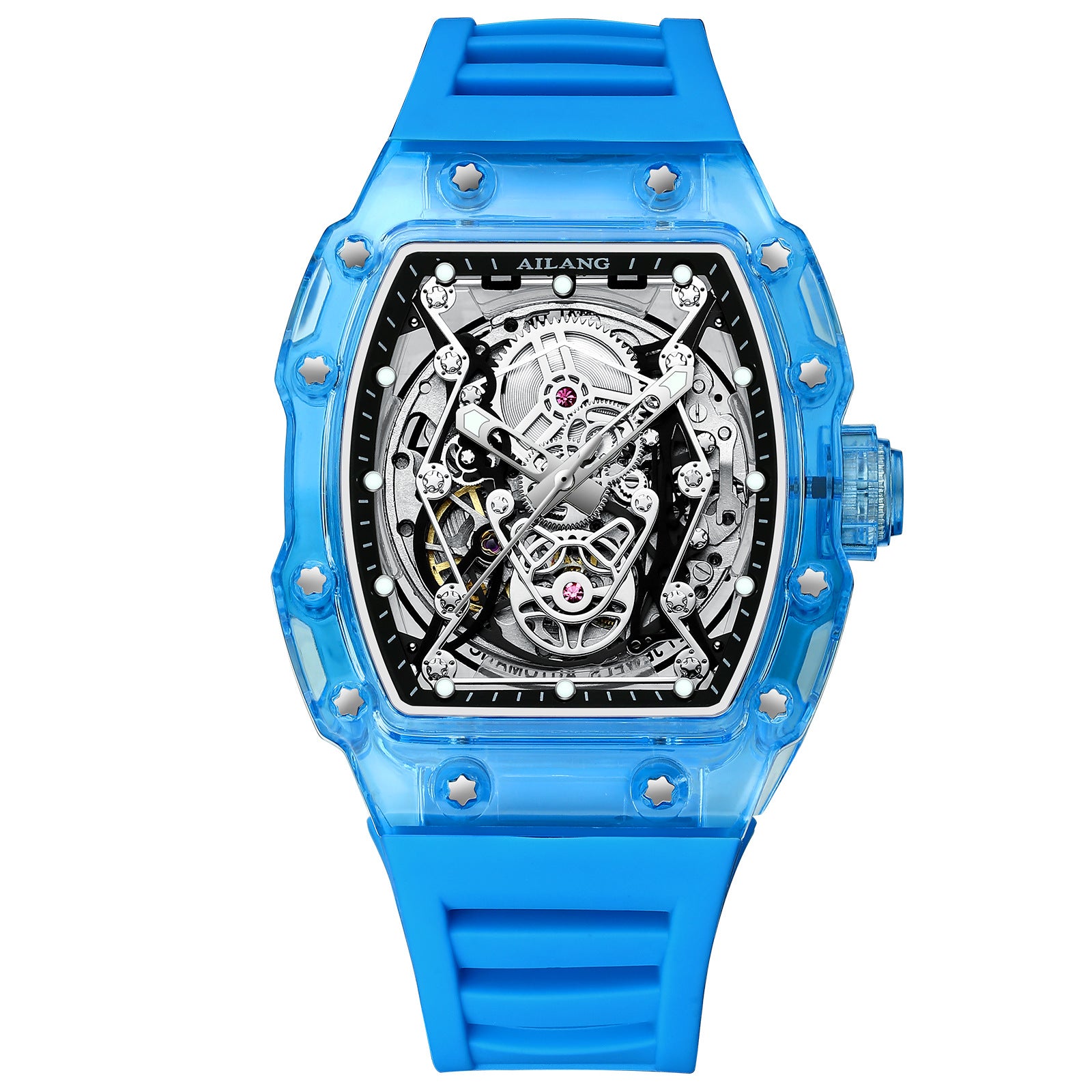Hollow Mechanical Watch Men's Transparent Waterproof Premium Watch