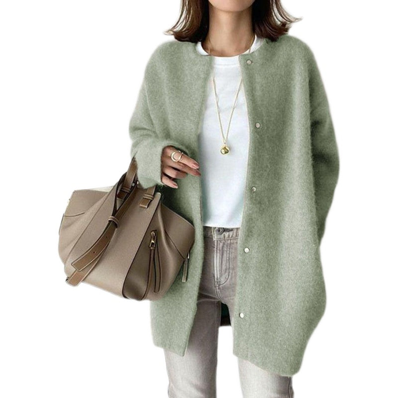 Soft Mink Wool Cardigan for Women