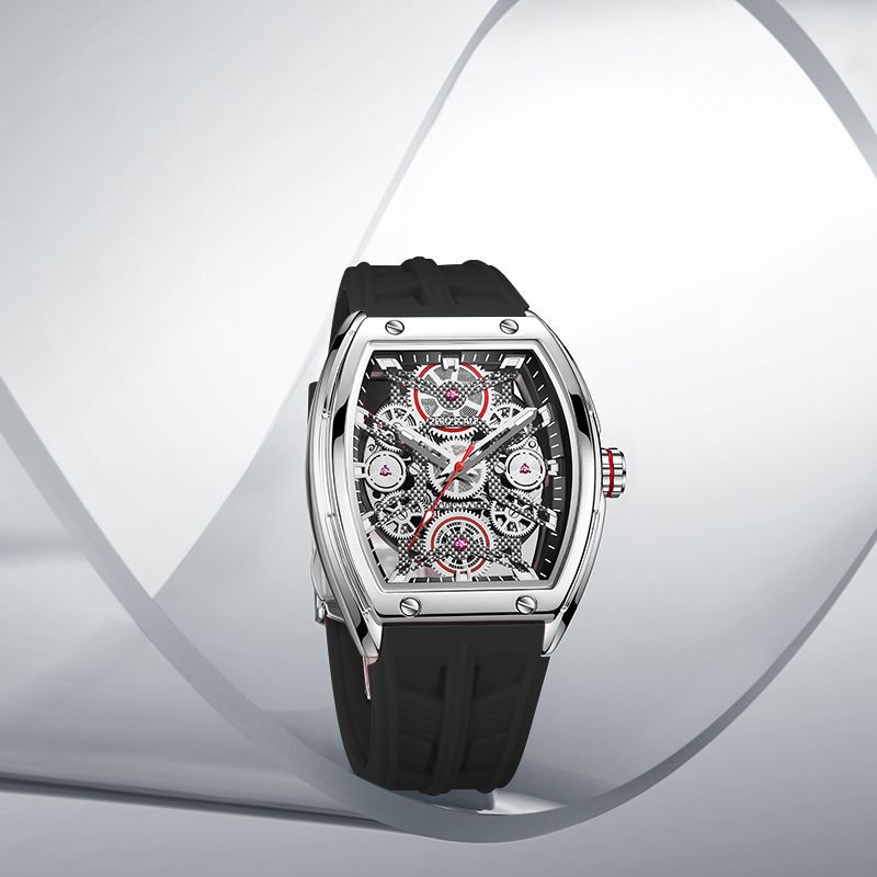 Automatic Mechanical Watch with Hollow Design