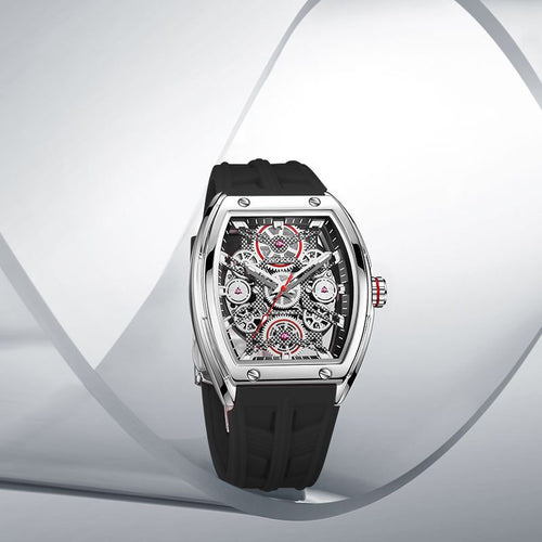 Automatic Mechanical Watch with Hollow Design