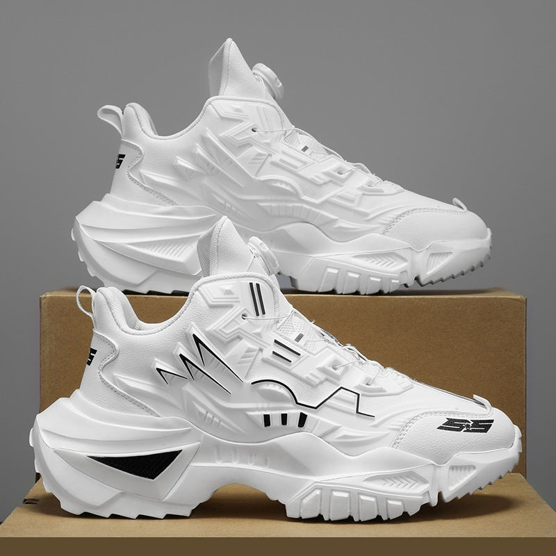 Rotating Button Men's Shoes