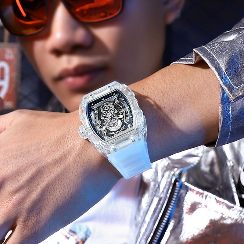 Hollow Mechanical Watch Men's Transparent Waterproof Premium Watch