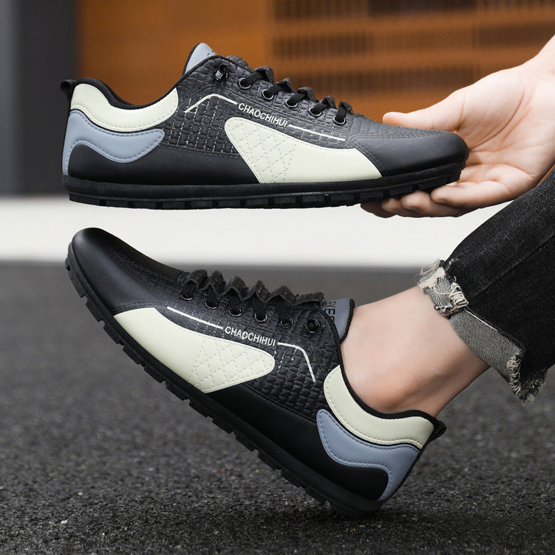 Men's shoes: Fashionable bean shoes, soft-soled shoes