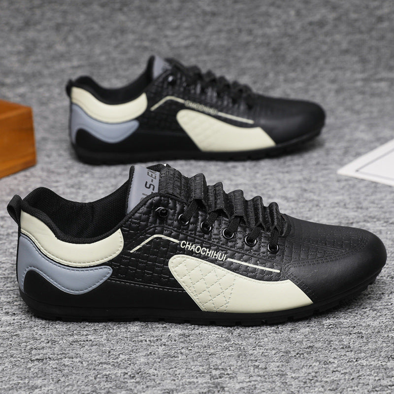 Men's shoes: Fashionable bean shoes, soft-soled shoes