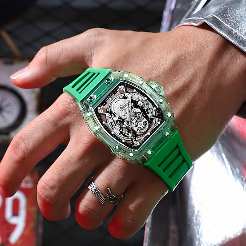 Hollow Mechanical Watch Men's Transparent Waterproof Premium Watch