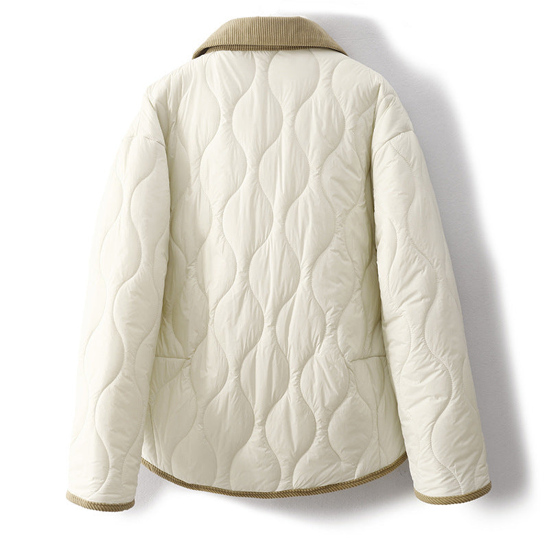 Plaid cotton coat for Women