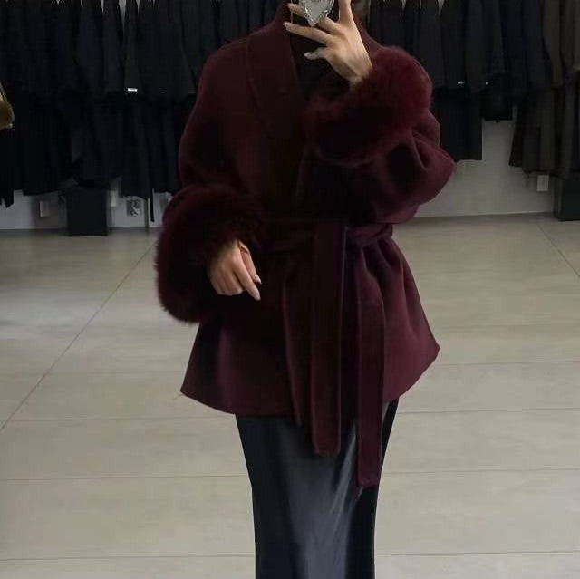 Double-Sided Cashmere Coat